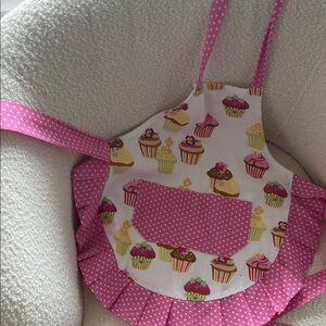 Pink Cupcake Kids Apron